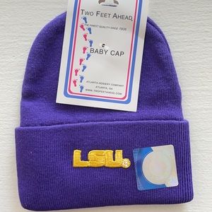 LSU newborn hat